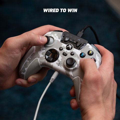 turtle beach recon  arctic camo controller detail image 9 wired to win english